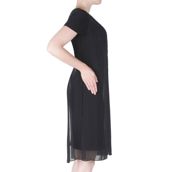 Joseph Ribkoff Black Dress Size 10 - Picture 3 of 9
